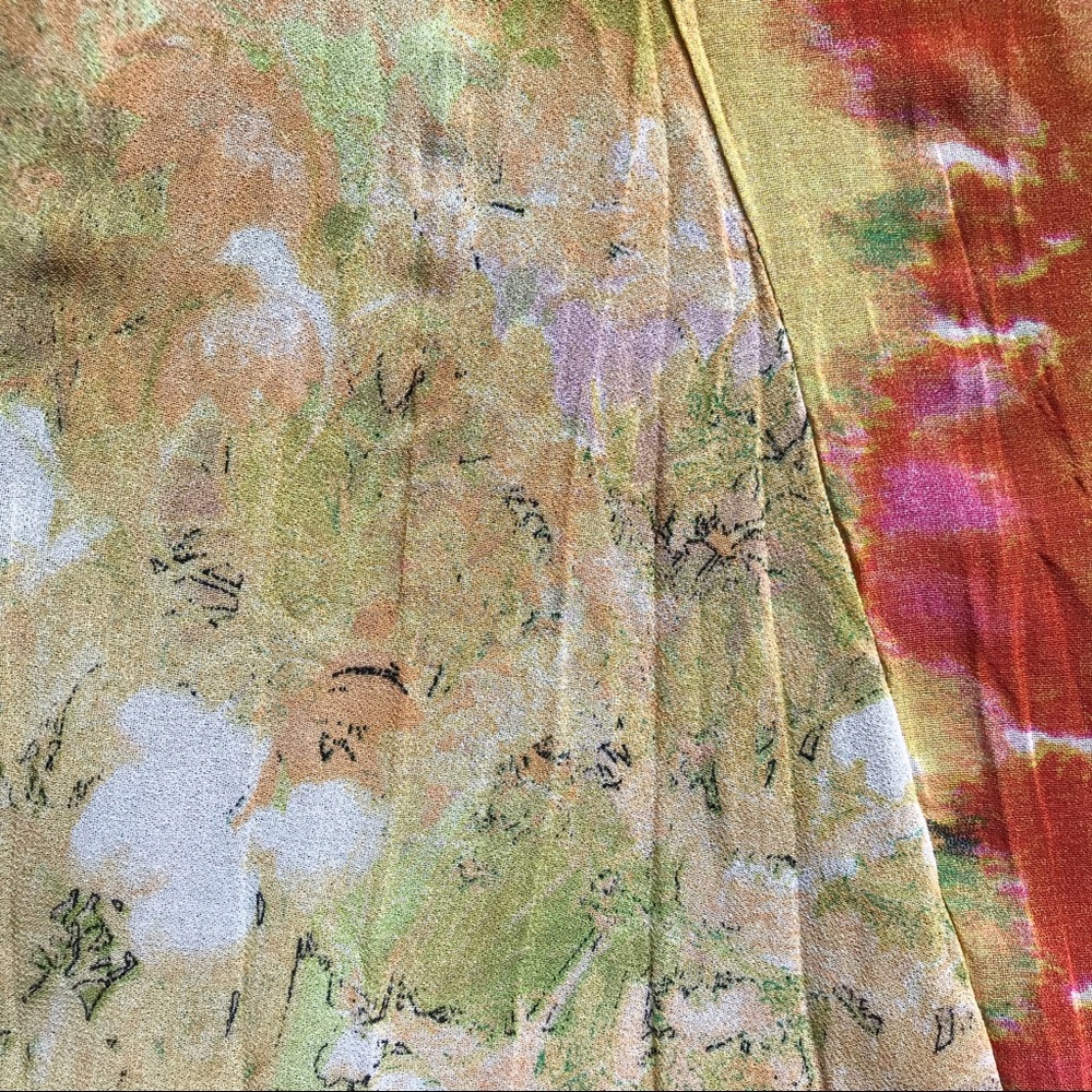 The Pyramid Collection Colorful Boho Dress Size L… - image 8